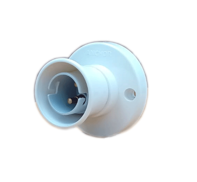 ANCHOR PENTA, Batten Holder, 6A, 240V, White, 38538 (Pack of 4)