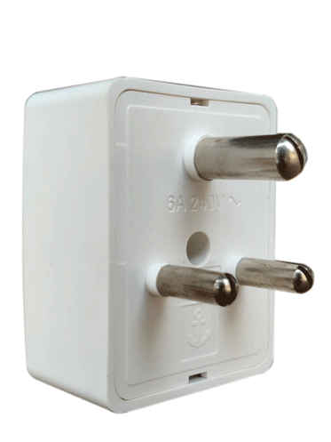 ANCHOR PENTA, 3 Pin Multi Plug, Deluxe, 6A, 240V, White, 3155 (Pack of 2)