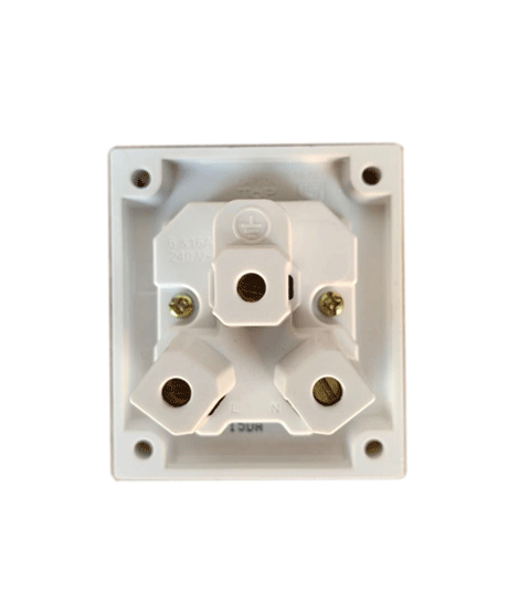 ANCHOR Penta, UNI Socket, Capton, 6A/16A, 240V, White, 39994 (Pack of 2)