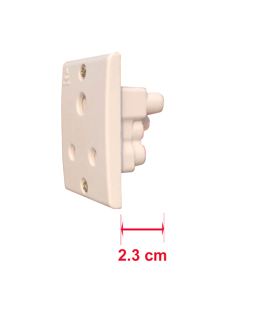 ANCHOR PENTA, 3 Pin Socket, 6A, 240V, White, 38342 (Pack of 5)